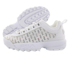FILA Disruptor II Clear Logos Shoes Size 9 Women's White Platform