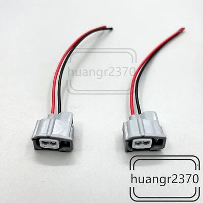 2 x conector 2 vias 2 pinos para Toyota injetor de combustível 90980-11875 - Imagem 1 de 4