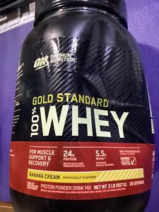 New ListingOptimum Nutrition Gold Standard 100% Whey 2lbs. Protein Powder with Banana Cream