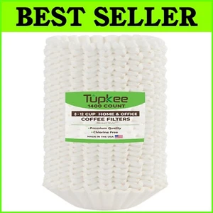 1400 Count 8-12 Cup Coffee Filters - Chlorine Free & Eco-Friendly Paper - Picture 1 of 8