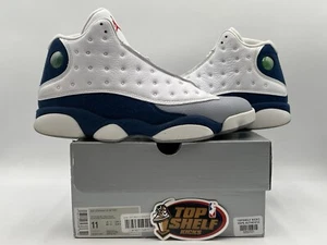 Nike Air Jordan Retro 13 French Blue 2022 Size 11 Authentic Basketball Used - Picture 1 of 11