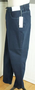 NEW Liz Claiborne Womens Plus 24W Sara Slim Leg Mid Rise Dark Jeans NWT - Picture 1 of 4