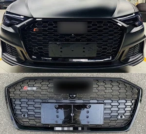 For 2019-2023 Audi A6 S6 C8 RS6 Style Front bumper mesh Honeycomb Grille grill - Foto 1 di 5
