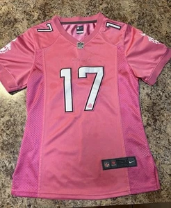 NFL Miami Dolphins Women’s On Field Nike Pink Jersey Heart Tannehill #17 Medium - Picture 1 of 16