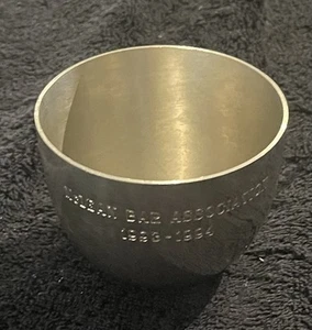 Vintage KIRK STIEFF P50 ZINN Jefferson Tasse Monticello graviert McLean Bar Asc - Bild 1 von 5