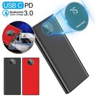 900000MAH Portable Power Bank LCD LED 2 USB Battery Charger For Mobile Phone