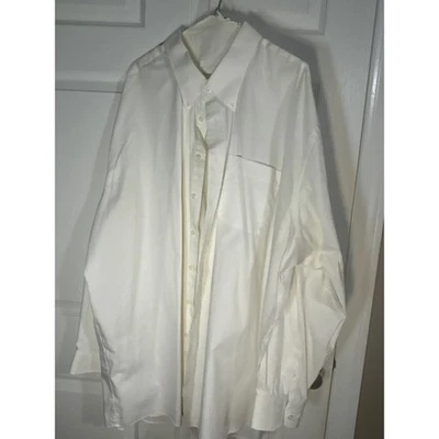 Camisa de vestir Damon para hombre talla 20 36/37 ultra puntiaguda blanca manga larga Foto 1 de 4