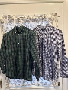 ⭐️⭐️ Polo Ralph Lauren and Chaps boys Button Down Shirts lot of 2 sz 10/12 - Picture 1 of 1