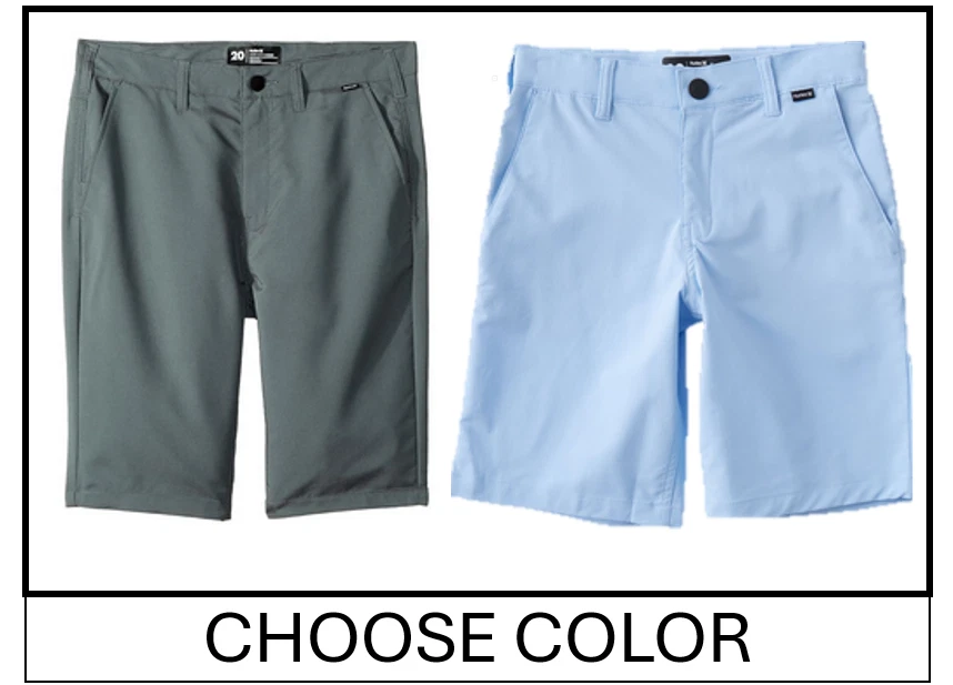 Hurley Boys 2 way Stretch H2O Dri Walkshorts Boy's with Pockets - Image 1 of 1