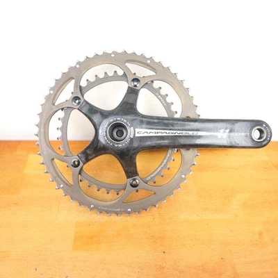 Juego de bielas Campagnolo Super Record 11 velocidades carbono 53/39T 172,5 mm bicicleta de carretera Foto 1 de 4