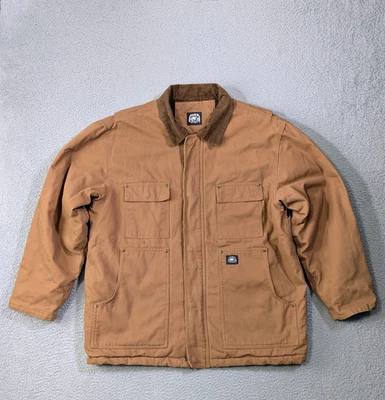 Polar King by Key Jacket Mens Large Regular LR Canvas Work Chore Barn Lined - Image 1 of 4