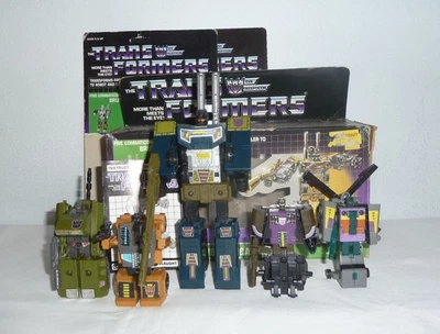 Transformers G1 Combaticons - 100% Complete. Full Set inc Onslaught Box - Image 1 of 4