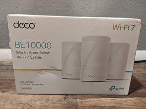 Pack de 3 ports TP-Link Deco BE63 BE10000 tri-bande WiFi 7 mailles 2,5 Gbps neufs - Photo 1/14