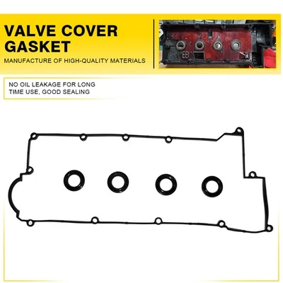 Valve Cover Spark Gaskets Plug Seals For 2003 2004 2005 2006-12 Hyundai Elantra - Image 1 of 4