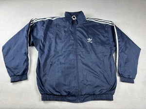 Chaqueta cortavientos Adidas Firebird Track Top para hombre azul medio vintage - Imagen 1 de 8