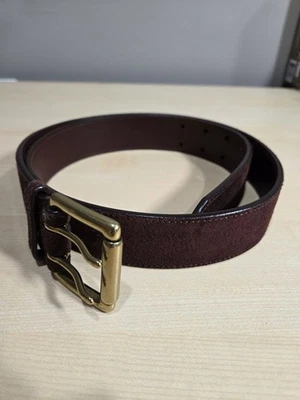 Cinturón de cuero italiano Polo Ralph Lauren talla 36 Foto 1 de 4