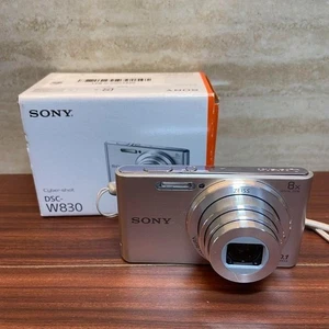 Sony Cyber-Shot DSC-W830 Digital Camera 20.1MP 8x Zoom Silver Excellent - Picture 1 of 12