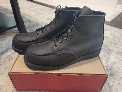 Red Wing Heritage Classic Moc 6-inch Boot 8074 Black Size 12D - Image 1 of 4