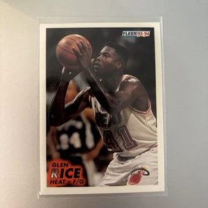 1993-94 Fleer Glen Rice #109 Miami Heat NBA Card - Foto 1 di 2