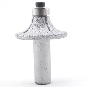 Radio de broca de router diamante 12,7 mm 1/2" arena 60 perfil soldado herramientas de piedra de rueda - Imagen 1 de 6