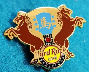 BARCELONA CHINESE NEW YEAR of HORSE 2014 SERIES GUITAR HEAD Hard Rock Cafe PIN - Picture 1 of 1