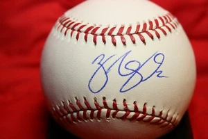 ZACK COZART AUTOGRAPHED AUTO SIGNED MAJOR LEAGUE BASEBALL OML CINCINNATI REDS - Picture 1 of 2