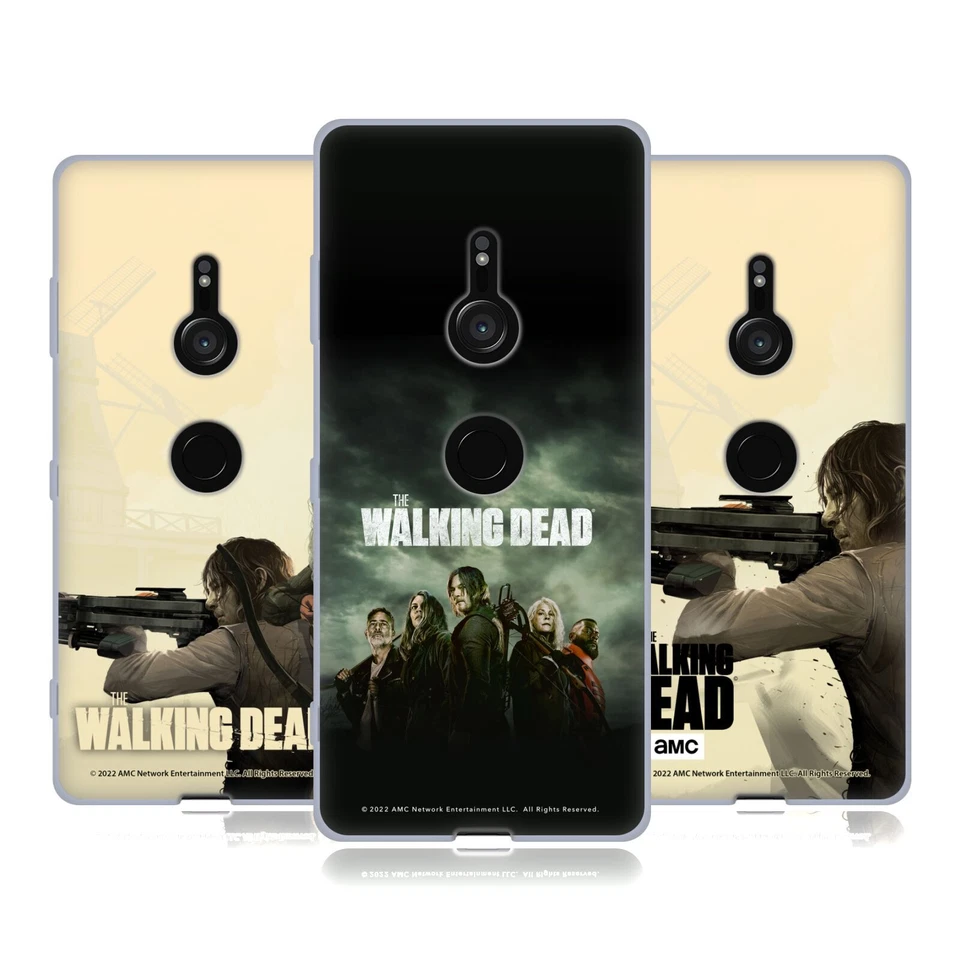 ОФИЦИАЛЬНЫЙ AMC ХОДЯЧИЕ МЕРТВЕЦЫ СЕЗОН 11 КЛЮЧ ИСКУССТВА МЯГКИЙ ГЕЛЕВЫЙ ЧЕХОЛ ДЛЯ ТЕЛЕФОНОВ SONY 1 - Изображение 1 из 4