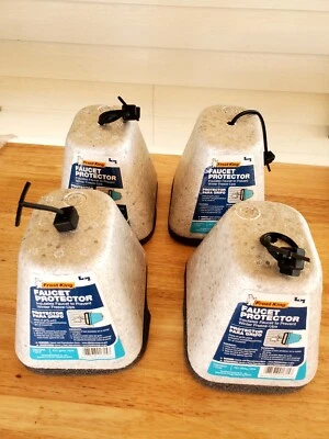 4 PACK Frost King FC1 Outdoor Gray Insulates Faucet to Prevent  Winter Freeze up - Image 1 of 4