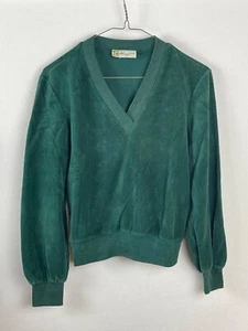 Vintage Ladies Clothing Collegian of California Shirt Velour Junior Women Size S - Picture 1 of 4