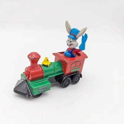 ERTL 1989 Looney Tunes Bugs Bunny Die Cast  Metal Train Bugs Train Conductor — 第 1/4 张图片
