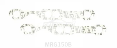 Fits MrGasket Sb Chevy Exhaust Gasket 150B Foto 1 de 2