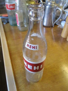 Vintage 9 1/2" Tall Empty Nehi Bottle Very Nice! - Picture 1 of 10