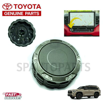 2023 - 2025 TOYOTA SEQUOIA 14” DISPLAY POWER VOLUME KNOB RADIO OEM - Image 1 of 4