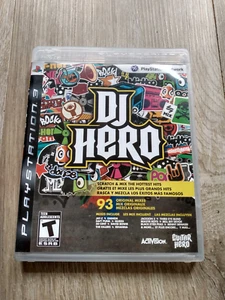 COMPLETE PS3 PlayStation 3 PS3 DJ Hero NOT FOR RESALE 2009 Video Game - Picture 1 of 3