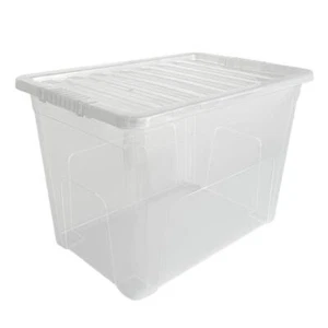 KLAR AUFBEWAHRUNGSBEHÄLTER BOX STARK ROBUST LEICHT SAFE EFFIZIENT BOX 80L - Bild 1 von 4