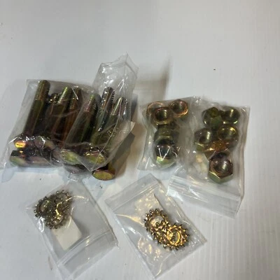 5/8 X 4, 11 Grade 5 Bolt Nut And Washer You Get 10 Of Each
