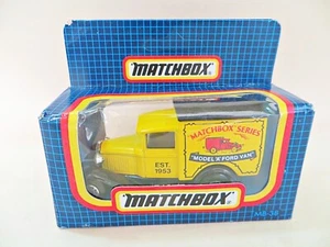 MATCHBOX MB38 'FORD MODEL A VAN - MATCHBOX SERIES 1953' 1:64. MIB/BOXED - Picture 1 of 5