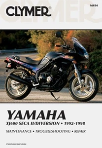 MANUAL DE REPARACIÓN CLYMER M494 - Yamaha XJ600 Seca II/Diversión 1992-1998 - Imagen 1 de 3