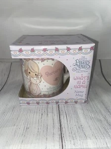 Taza personalizada ENESCO Precious Moments WHAT'S IN A NAME "Barbara" nueva en caja 1994 - Imagen 1 de 6