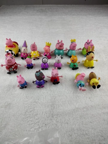 18 Count Lot Peppa Pig Figures Zoe Princess Birthday Yellow Rocket Cover