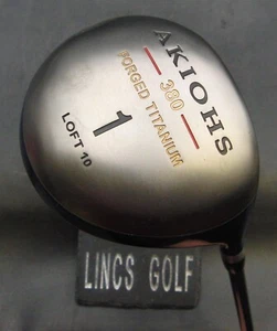 Japanese AKIOHS 380 Forged Titanium 10° 1 Wood/Driver Regular Graphite Shaft - Picture 1 of 6