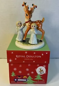 Santa Please Stop Here Royal Doulton Figurine 4.7" NIB 2016 - Picture 1 of 6