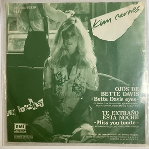 KIM CARNES - OJOS DE BETTE DAVIS - 1981 MEXICAN 7" SINGLE PS, POP 80'S - Picture 1 of 4