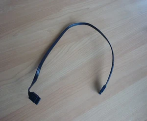 Zwarte SATA Serial ATA kabel 6 Gb/s 50 cm - Photo 1/4
