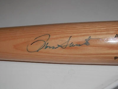 RON SANTO CHICAGO CUBS AUTOGRAPH ADIRONDACK BAT JSA # T85746  - Image 1 of 4