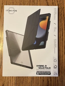 ITSKINS ITHYBSOLFOLIPAD102BK - Folio Hybrid einfarbig iPad 10.2 schwarz - Bild 1 von 4