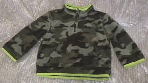 CRAZY 8 BOYS CAMOUFLAGE LONG SLEEVE HALF ZIP 12M-18M NEW W/TAGS $10 SHIPPED POLO - Picture 1 of 2