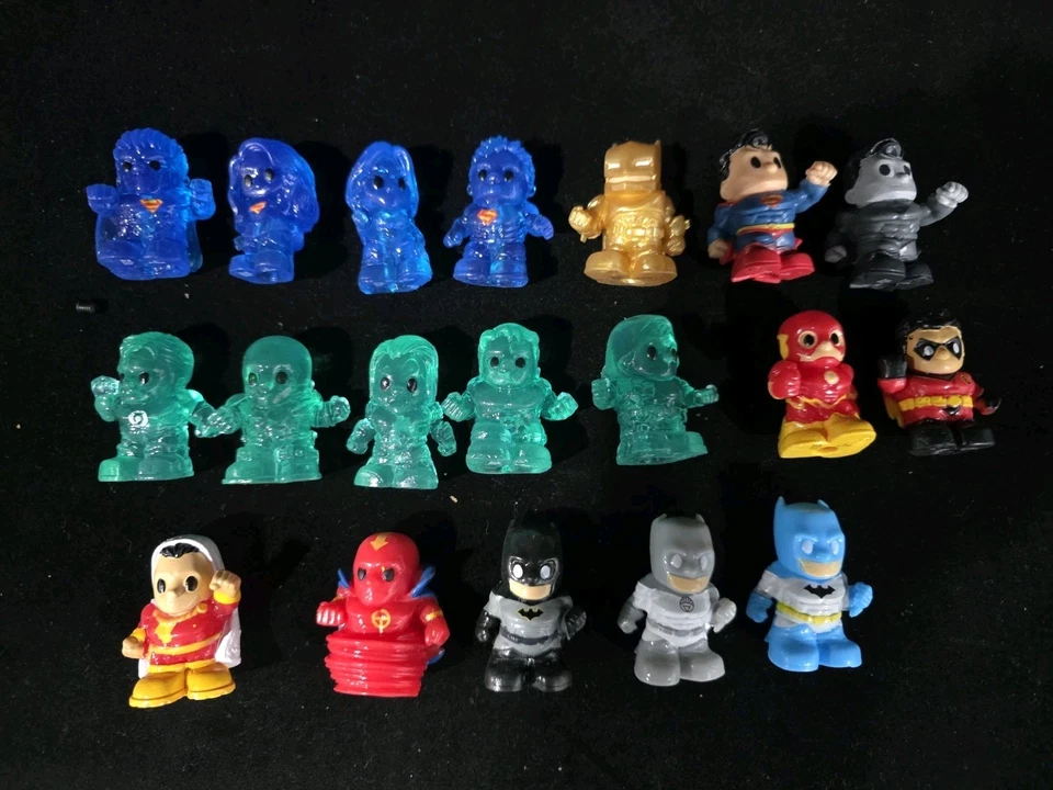 Ooshies DC Opened Lot Of 17 Figures Pencil Topper Gold Batman LE - Image 1 of 1