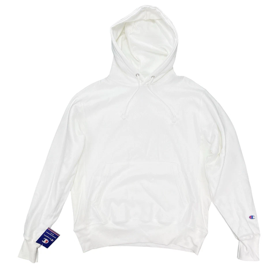 Champion Life Men's Reverse Weave Pullover Hoodie White L