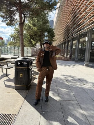 Leather Cow Boy Outfit - Image 1 of 4